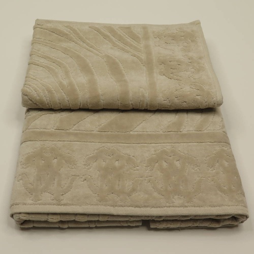 Набор полотенец Roberto Cavalli OKAPI 809 Beige бежевый Две штуки Артикул: 88164 DolceNoce фото 3