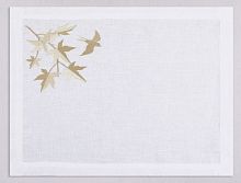 Набор подтарельников Serenk SWALLOW MAPLE LEAVES 38х50 белые комплект 6 штук