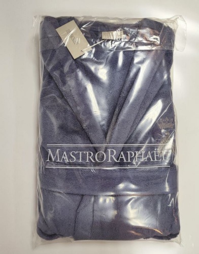 Халат Mastro Raphael API 8B grey blue синий фото 3