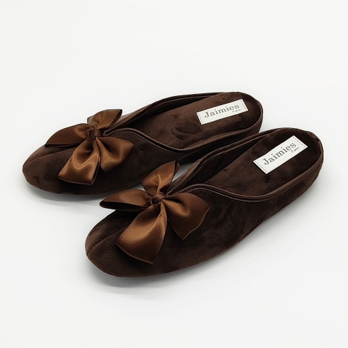 Тапочки Jaimies NATHALIE mule classic choco темно-коричневые фото 3