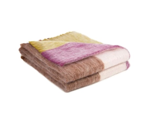 Плед Brun De Vian-Tiran MOHAIR PAYSAGE COLLINE 140х180 Артикул: 87431 DolceNoce