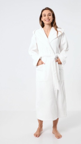 Халат с капюшоном Feraud WHITE FROTIE 3881736.11710 Халат с капюшоном Feraud WHITE FROTIE 3881736.11710