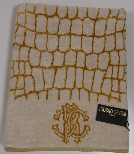 Полотенце Roberto Cavalli COCCO GOLD 001 95х150 золото Артикул: 88235 DolceNoce