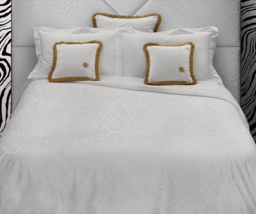 Постельное белье Roberto Cavalli WHITE PYTHON 001 Bianco Постельное белье Roberto Cavalli WHITE PYTHON 001 Bianco