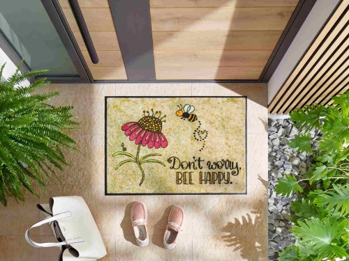 Коврик Kleen-Tex BEE HAPPY (070859) 50х75 Артикул: 77410 DolceNoce фото 2