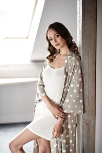 Халат женский Gattina BJORK 391390 taupe/champagner Халат женский Gattina BJORK 391390 taupe/champagner