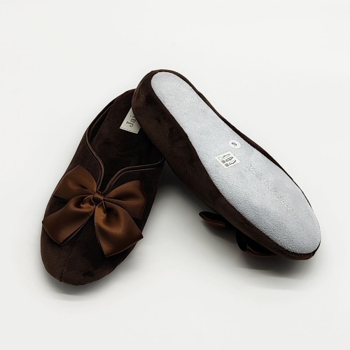 Тапочки Jaimies NATHALIE mule classic choco темно-коричневые фото 2