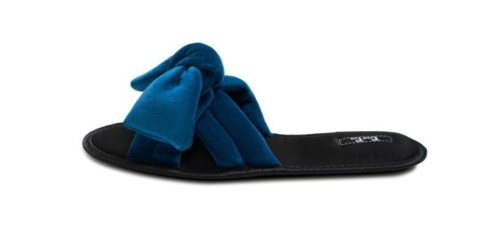 Тапочки Petit Pas VELEME VELOUR изумрудные-синие фото 2