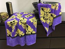 Набор полотенец Feiler SANSSOUCI VIOLETT 53 clematis (клематис, фиолетовый)