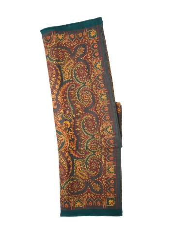 Плед Etro CACHEMIRE зеленый с красным 180х180 Артикул: 70082 DolceNoce фото 8