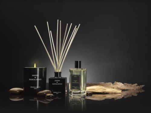 Свеча Cereria Molla Boutique AMBER & SANDALWOOD XL три фитиля 600 гр Артикул: 24459 DolceNoce фото 3