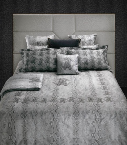 Постельное белье Roberto Cavalli SNAKE PYTHON 002 Platinum евро Постельное белье Roberto Cavalli SNAKE PYTHON 002 Platinum евро