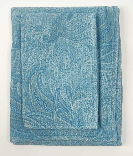 Набор полотенец Etro CALATHEA AK308 S9880 blue голубой 60х100+40х60 Артикул: 70037 DolceNoce фото 3