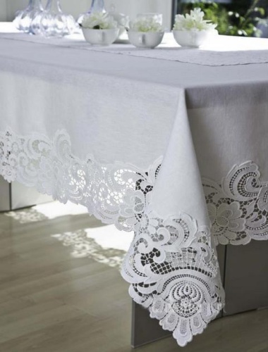 Салфетка Weissfee WHITE PARADISE (18258) белая 45x45 Артикул: 96509 DolceNoce