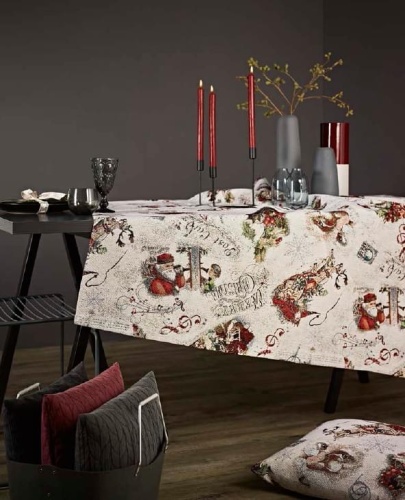 Скатерть Sander CALLING SANTA 130х130 цвет 40 Германия Артикул: 89071 DolceNoce Скатерть Sander CALLING SANTA 130х130 цвет 40 Артикул: 89071 DolceNoce