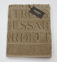 Полотенце Trussardi OVERLOGO 002 Sand бежевое 95х150