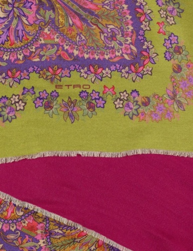 Плед Etro IRIS AK851 X0875 red yellow красный с желтым 140х190 Артикул: 70106 DolceNoce фото 7
