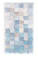 Коврик Graccioza MATRIX белый с голубым и синим 70x120