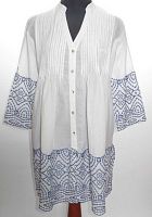 Туника-рубашка Furstenberg BLUE IN WHITE