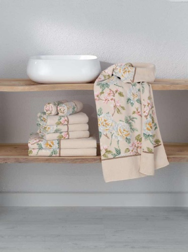 Набор полотенец Feiler VANILLA ROSE 146 seashell (цвет ракушки) Артикул: 85812 DolceNoce фото 5