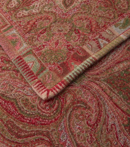 Плед Etro CARVIN Rosso BRILLANTE бордовый 200х200 Артикул: 70081 DolceNoce фото 11