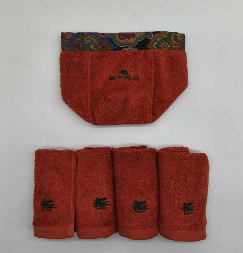 Набор полотенец Etro 7PLIES AV800 X0810 orange оранжевый 4*30х30 Италия Артикул: 70133 DolceNoce фото 2 Набор полотенец Etro 7PLIES AV800 X0810 orange оранжевый 4*30х30 Артикул: 70133 DolceNoce фото 2