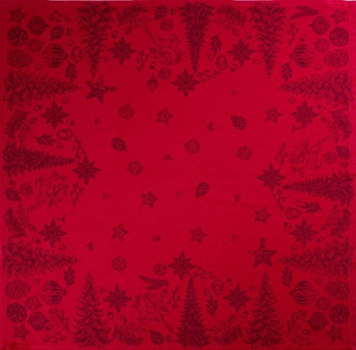 Скатерть Sander BARROW 100х100 (цвет 01 red) Артикул: 89598 DolceNoce фото 3