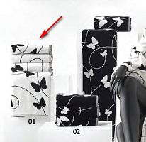 Полотенце Carrara MELODY белое O1 95х150