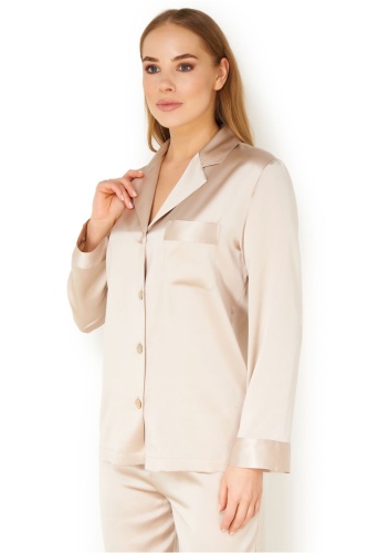 Пижама женская Luna di Seta BASIC SEDUCTION 9108 Champagner молочная фото 3
