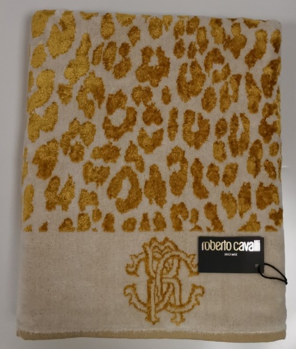 Полотенце Roberto Cavalli SNOW LEOPARD 001 95х150 золото Италия Артикул: 88224 DolceNoce Полотенце Roberto Cavalli SNOW LEOPARD 001 95х150 золото Артикул: 88224 DolceNoce