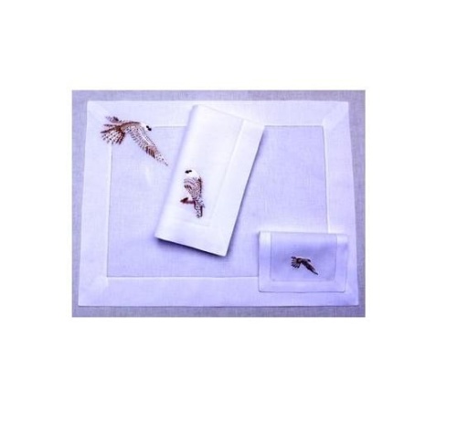 Набор подтарельников Eri Textiles HAWK SILVER (Орел) 6 штук 51х38 Артикул: 88021 DolceNoce