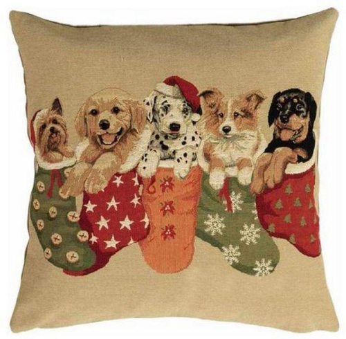 Подушка Sander хMAS PUPPIES 45х45 цвет 19 Артикул: 89230 DolceNoce