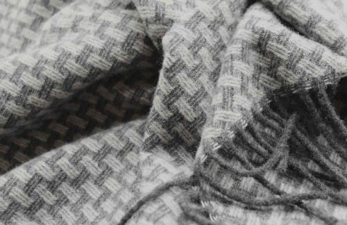 Плед Biederlack NATURALS&PLAIDS (797827) vivo antracite 130х170 Артикул: 79266 DolceNoce фото 3