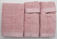 Набор полотенец Blumarine BENESSERE темно розовый 40 heather