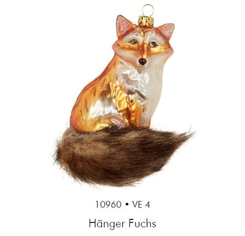 Игрушка елочная Giftcompany FUCHS Артикул: 85540 DolceNoce