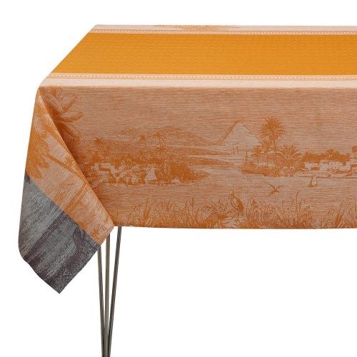 Скатерть Le Jacquard Francais CROISIERE SUR NIL orange 175х320 Франция Артикул: 88322 DolceNoce фото 2 Скатерть Le Jacquard Francais CROISIERE SUR NIL orange 175х320 Артикул: 88322 DolceNoce фото 2