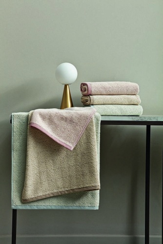 Набор полотенец La Perla PLATINO rosa boho бежевый с розовым Артикул: 86421 DolceNoce