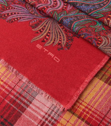Плед Etro CALATHEA 8155 600 red красный 140х190 Артикул: 70014 DolceNoce фото 2