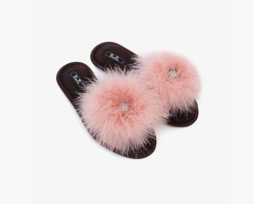 Тапочки Petit Pas FUR011 FUR PINK розовые Тапочки Petit Pas FUR011 FUR PINK розовые