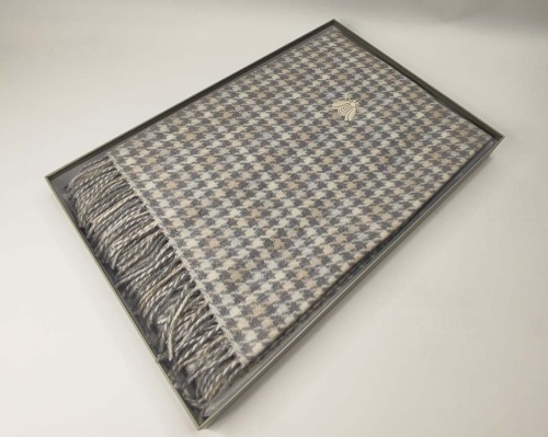 Плед Mastro Raphael AMIR PIED DE POULE BEE ivory, beige, grey (цвет 2) 130x170 Артикул: 76585 DolceNoce фото 2