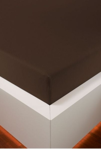 Простыня на резинке Bellana DeLuxe J57BL цвет 343 schoco темно-коричневый 180/200х200/220 см Артикул: 95112 DolceNoce