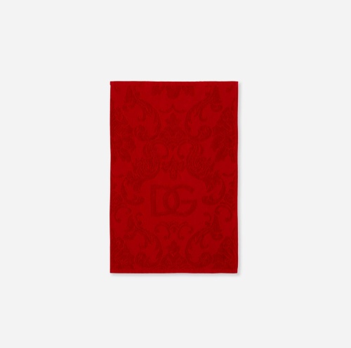 Набор полотенец Dolce & Gabbana DG LOGO red красный Пять штук Артикул: 77204 DolceNoce фото 2