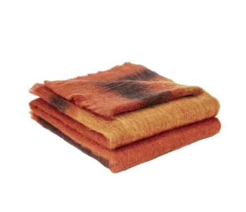 Плед Brun De Vian-Tiran MOHAIR PASSAGES ECORCE 140х180 Артикул: 87437 DolceNoce