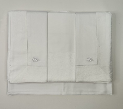 Постельное белье Etro NEW RENE AU045 W0800 white белое фото 4
