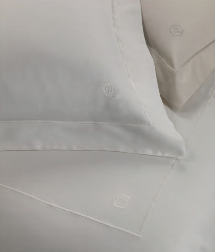 Постельное белье Philipp Plein BASIC HEXAGON B00 white фото 2 Постельное белье Philipp Plein BASIC HEXAGON B00 white фото 2