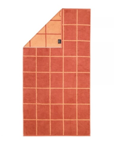 Полотенце Cawo PARK CHECK 6226 (22 brick терракотовый) 50x100 Артикул: 80468 DolceNoce