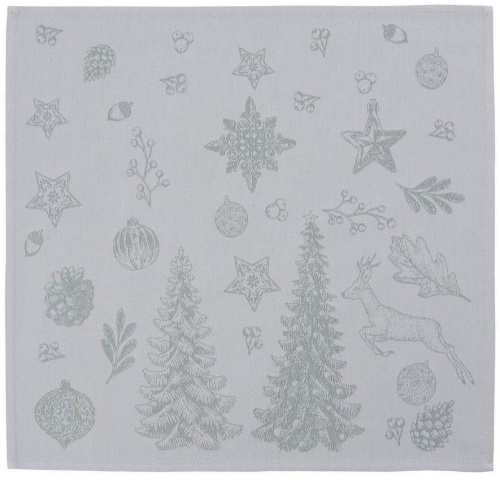 Скатерть Sander BARROW 100х100 (цвет 21 light grey) Артикул: 89599 DolceNoce фото 2