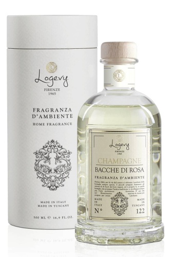 Аромадиффузор Logevy CHAMPAGNE E BACCHE DI ROSA 250 мл Артикул:  DolceNoce