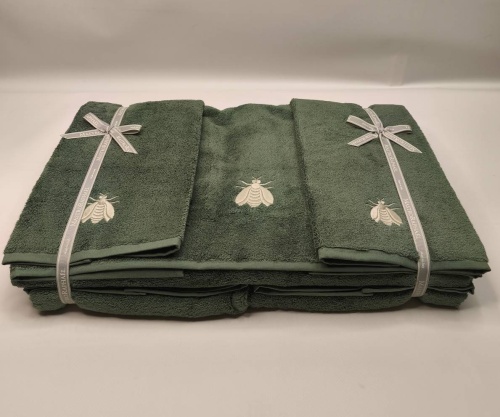 Набор полотенец Mastro Raphael ESSENTIAL API 7C verde salvia Пять штук Италия Артикул: 76597 DolceNoce фото 2 Набор полотенец Mastro Raphael ESSENTIAL API 7C verde salvia Пять штук Артикул: 76597 DolceNoce фото 2
