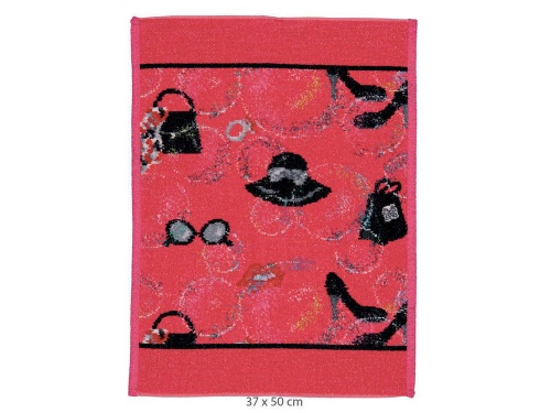 Набор полотенец Feiler AUDREY 133/10 pink/schwarz (розовый/черный) Артикул:  DolceNoce фото 6